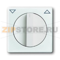 Накладка для выключателя жалюзи, альпийский белый ABB 837.01