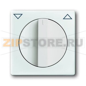 Накладка для выключателя жалюзи, альпийский белый ABB 837.01 