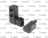 HINGE; BLK; TYPE B[Y6000]