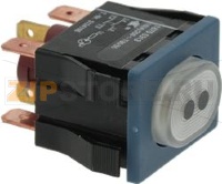 2-Х ПОЛЮСНЫЙ ПЕРЕКЛЮЧАТЕЛЬ, ЯРКО-БЕЛЫЙ