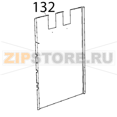 Schiena sup 2 ventole Unox XVC 1005EP Schiena sup 2 ventole Unox XVC 1005EPЗапчасть на деталировке под номером: 132