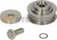 Guide roller for disappearing door P3+P4