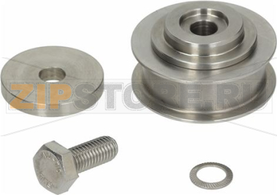 Guide roller for disappearing door P3+P4 