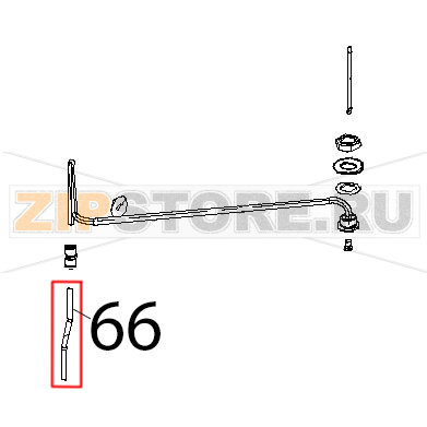 Tubo PE 7.93x4.75, trasparente Unox XB 403 Tubo PE 7.93x4.75, trasparente Unox XB 403Запчасть на деталировке под номером: 66