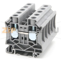 Клемма проходная, универсальная, серая CHIKU RUT 16