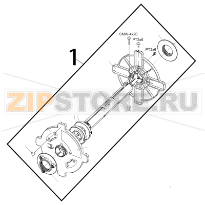 Supply holder unit Toshiba TEC B-852-TS12-QP Supply holder unit Toshiba TEC B-852-TS12-QPЗапчасть на деталировке под номером: 1