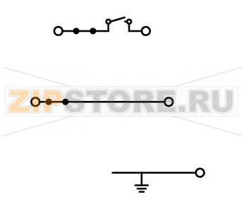 Многоуровневые клеммы для монтажа; 4 mm; с поворотным ножевым размыкателем; NT/L/PE; Push-in CAGE CLAMP®; 2,50 mm; серые Wago 2003-6641 