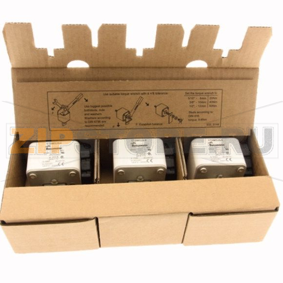 Предохранитель, 800 A, AC 690 В, 200 кА, DIN, 2, 61x77x138 мм, aR, DIN, IEC Eaton FUSE 800A 690 