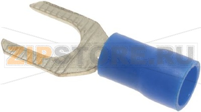 КАБЕЛЬНАЯ КЛЕММА С ВИЛКОЙ СИНЯЯ Ø 6 MM 100 ШТ 