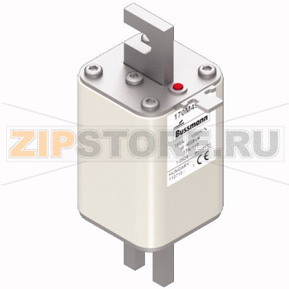 Предохранитель, 160 A, AC 1000 В, 150 кА, 1, 51x69x138 мм, aR, DIN, IEC Eaton FUSE 160A 1000V 1 