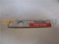 STICKER SILK-SCREEN-PRINTED START/STOP