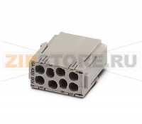 Модуль HEAVYCON для установки штыревых контактов Phoenix Contact HC-M-08-MOD-ST