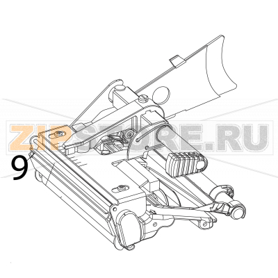 Tear bar Intermec PF4i Tear bar Intermec PF4iЗапчасть на деталировке под номером: 9Название запчасти на английском языке: Tear bar Intermec PF4i.