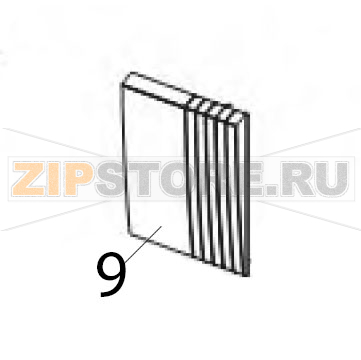 Lower media trim panel Zebra 90XiIII Plus Lower media trim panel Zebra 90XiIII PlusЗапчасть на деталировке под номером: 9