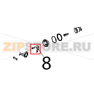 Angolo facciata muffola inox Unox XBC 604P Angolo facciata muffola inox Unox XBC 604PЗапчасть на деталировке под номером: 8