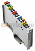 4-канальный дискретный выход; тока; 0,5 А; Защита от помех; светло-серые Wago 750-504/000-800