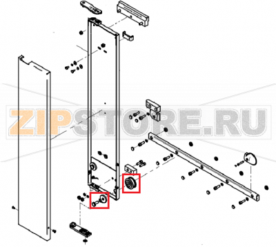 Customer service set, guide roller VST 30x16 P3 CONVOTHERM OES 10.10   Customer service set, guide roller VST 30x16 P3 CONVOTHERM OES 10.10Запчасть на сборочном чертеже под номером: 692Название запчасти на английском&nbsp;языке: Customer service set, guide roller VST 30x16 P3 CONVOTHERM OES 10.10