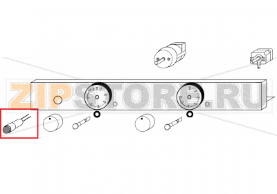 Right button Garbin 44 PX UMI  Right button Garbin 44 PX UMIЗапчасть на сборочном чертеже под номером: PUL245