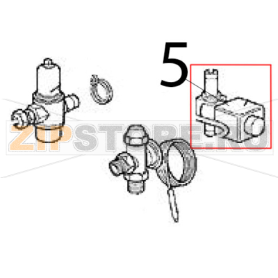 Bobina valvola gas caldo 230/50-60 Scotsman MV 600 Bobina valvola gas caldo 230/50-60 Scotsman MV 600Запчасть на деталировке под номером: 5