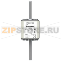 Предохранитель, 250 A, AC 690 В, 200 кА, size 1, 45x45x134 мм, aR, DIN, IEC Eaton FUSE 250A 690