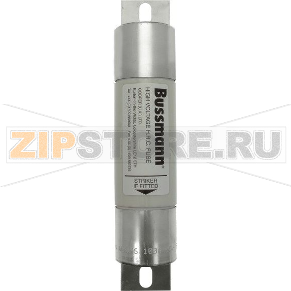 Предохранитель двигателя, 100 A, AC 3.6 kV, 50 кА, 51x192 мм, BS Eaton 3.6KV 100AMP 2" '6' MOTORS 