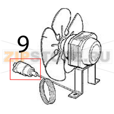Pressostato sicurezza Scotsman MV 600 Pressostato sicurezza Scotsman MV 600Запчасть на деталировке под номером: 9
