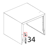 Microinterruttore porta MF09 16 A Unox XF 130