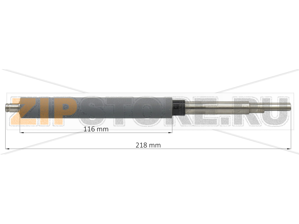 Резиновый ролик Zebra Z6Mplus (203dpi и 300dpi) Резиновый вал (валик, ролик) Zebra Z6MplusЗапчасть на сборочном чертеже под номером: 5Количество запчастей в комплекте: 1Название запчасти Zebra на английском языке: Kit Platen Roller 