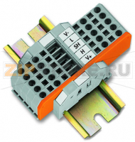 Multi port device tap; 2 trunk cables (input, output); 2 drop cables Wago 810-901/000-001