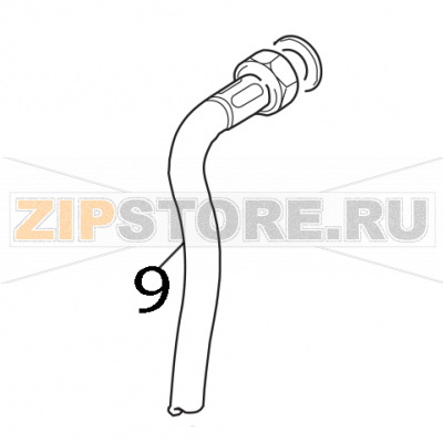 Tubo di carico termoplastico Elettrobar E51 Tubo di carico termoplastico Elettrobar E51Запчасть на деталировке под номером: 9
