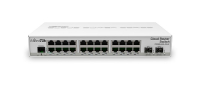 Коммутатор управляемый, настольный MikroTik CRS326-24G-2S+IN