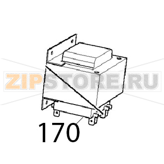 Trasformatore 230-21-12 Vac, 90 VA Unox XBC 615EG Trasformatore 230-21-12 Vac, 90 VA Unox XBC 615EGЗапчасть на деталировке под номером: 170