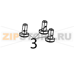 Screw M2.5x6 Zebra TTP-2010 Screw M2.5x6 Zebra TTP-2010Запчасть на деталировке под номером: 3