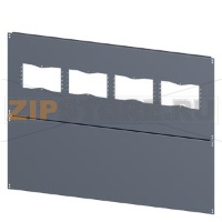 SIVACON, base, with cutouts for flanges, IPXX, T: 1000 mm, W: 1200 mm, zinc-plated Siemens 8MF1020-2UB52-0