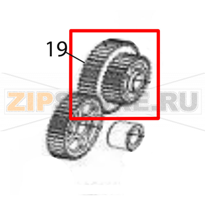 Double gear (Z45*Z30) 203 dpi Sato CG212ТТ Double gear (Z45*Z30) 203 dpi Sato CG212ТТЗапчасть на деталировке под номером: 19Название запчасти на английском языке: Double gear (Z45*Z30) 203 dpi Sato CG212ТТ.