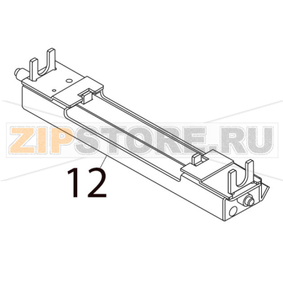 Pinch roller ass&#039;y Toshiba TEC B-SX5T-TS12/22-QP Pinch roller ass'y Toshiba TEC B-SX5T-TS12/22-QPЗапчасть на деталировке под номером: 12
