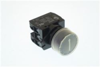 Drucktaster Einbaumass  22mm schwarz 1NC