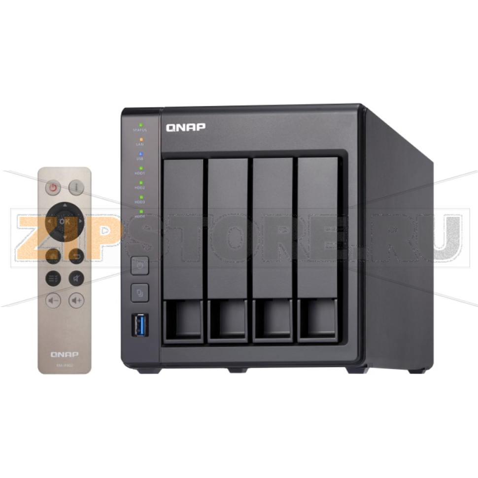 Накопитель сетевой QNAP D4-PRO-REV-B 