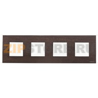 Рамка четырехместная, натуральное венге ABB 2CLA227400N2101