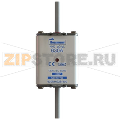 Предохранитель, 355 A, AC 400 В, 120 кА, NH2, gL/gG, IEC Eaton NH FUSE 355A 400V GG/GL SIZE 2 