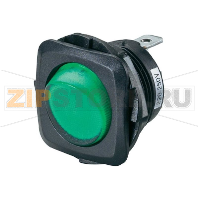 Переключатель клавишный 250 В/AC, 10 А, 1 x выкл/вкл, 1 шт SCI R13-135B-02 