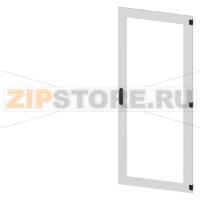 SIVACON, door, right, inspection window, IP55, H: 2000 mm, W: 800 mm, RAL 7035, Protection class 1 Siemens 8MF1080-2UT14-0BE2