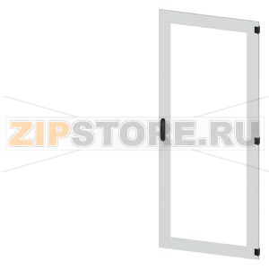 SIVACON, door, right, inspection window, IP55, H: 2000 mm, W: 800 mm, RAL 7035, Protection class 1 Siemens 8MF1080-2UT14-0BE2 