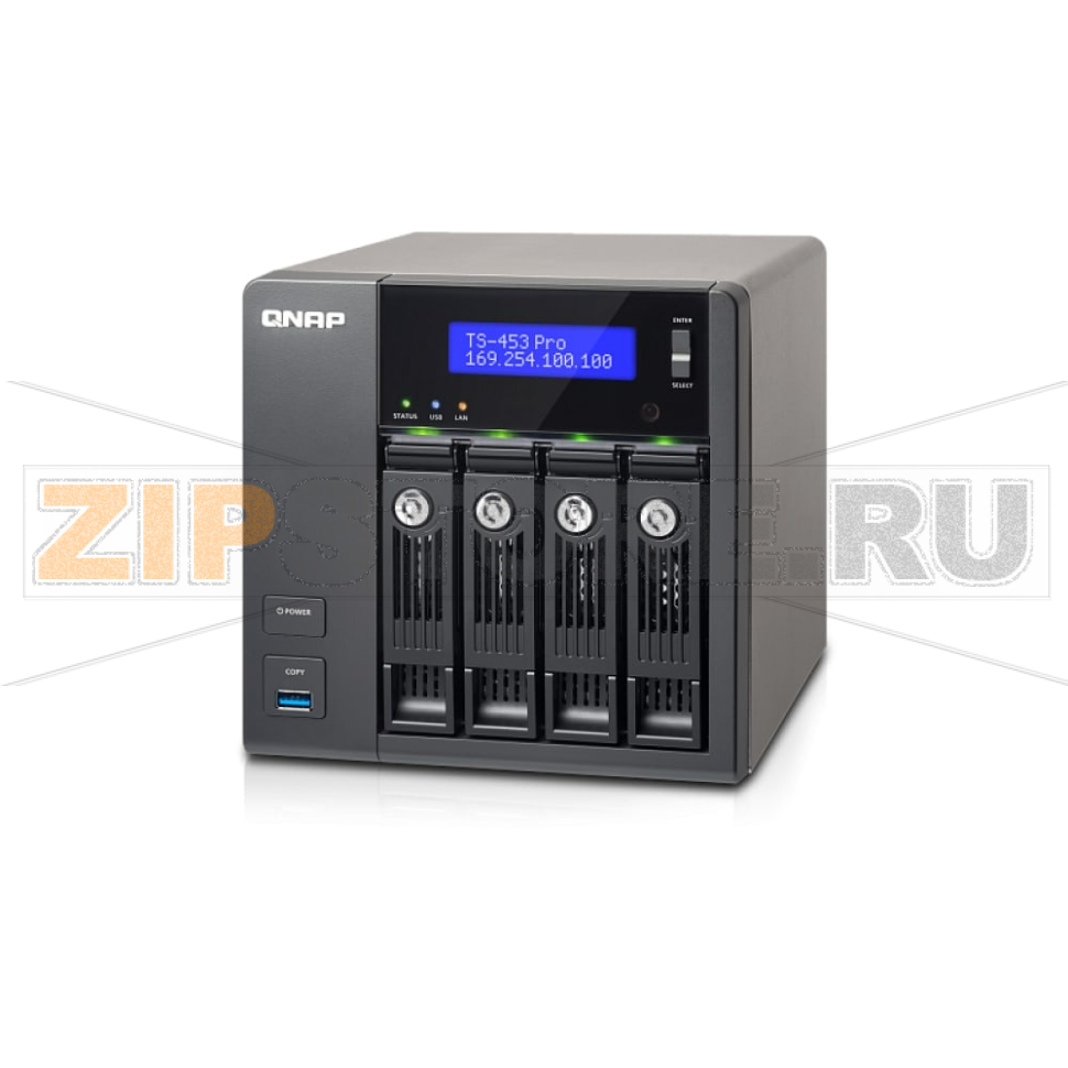 Накопитель сетевой QNAP TS-453-PRO 