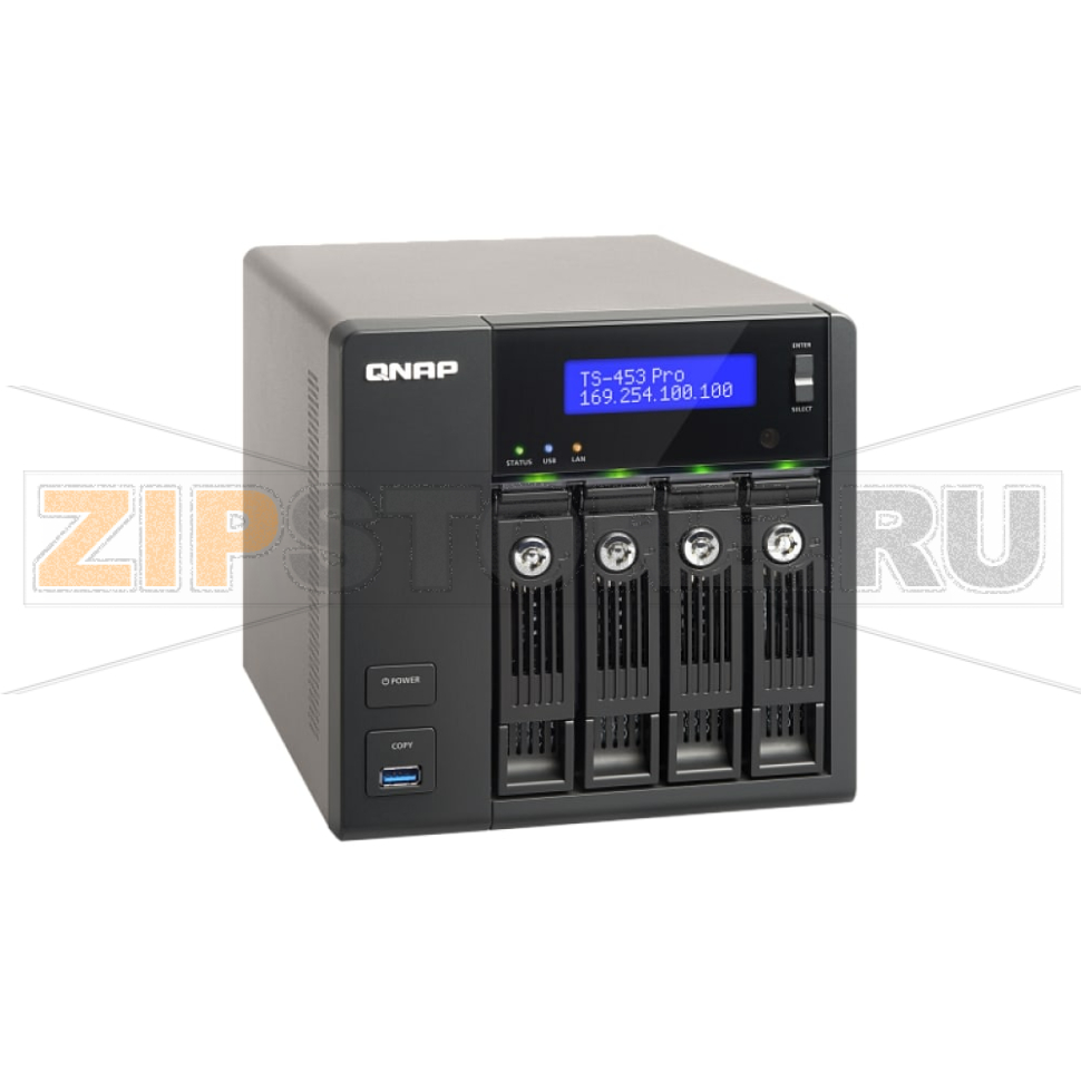 Накопитель сетевой QNAP TS-453-PRO 