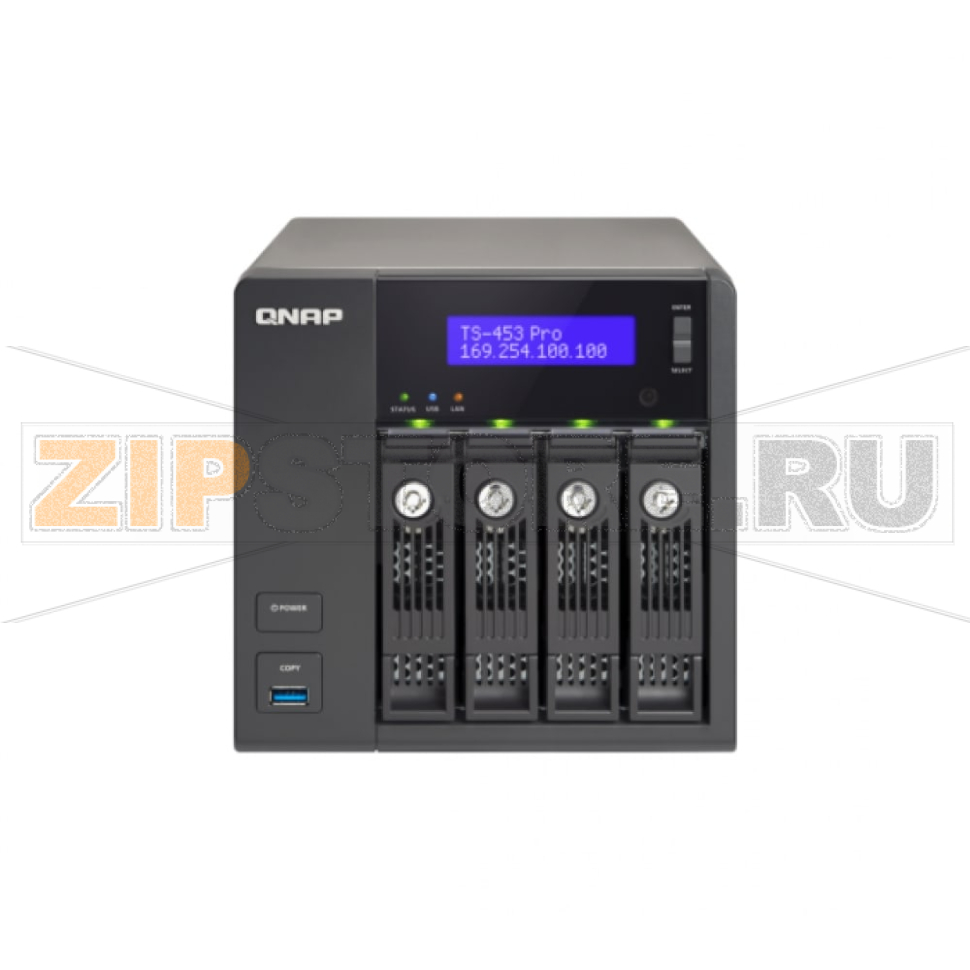 Накопитель сетевой QNAP TS-453-PRO 