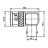 Разъем BNC, 1 шт Telegärtner J01005A1237 - Разъем BNC, 1 шт Telegärtner J01005A1237