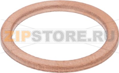 COPPER FLAT GASKET 3/8 ø 21.8x17.3x1.5 m 