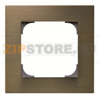 Рамка одноместная, античная латунь ABB 2CLA857100A1201