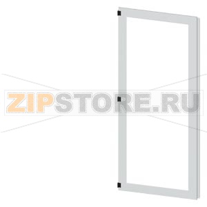 SIVACON, door half, left, inspection window, IP55, H: 2200 mm, W: 900 mm, RAL 7035, Protection class 1 Siemens 8MF1290-2UT25-0BE2 